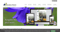 Desktop Screenshot of galabau-praxis.de