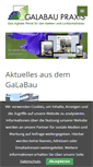 Mobile Screenshot of galabau-praxis.de